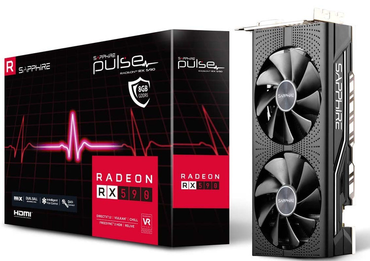 کارت گرافیک استوک Sapphire PULSE RX 590 8GB GDDR5